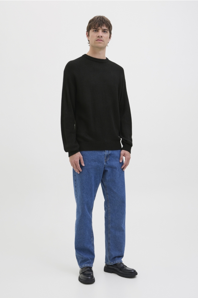 JREBLOGAN KNIT CREW NECK SN 12279452 BLACK